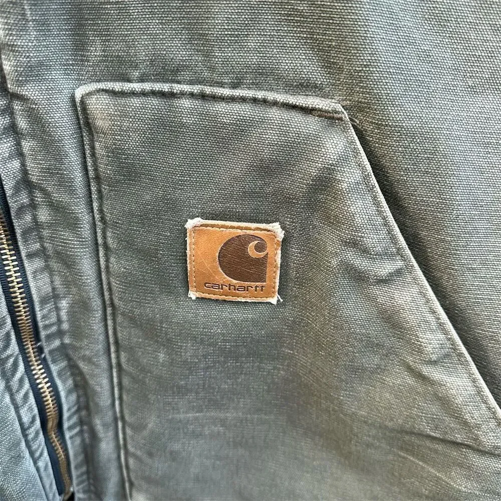 Carhartt Men's Vintage Canvas Quilted Work Vest Size 2X - Picture 5 of 6